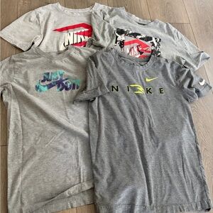 Nike Kids Gray Graphic Tees Set